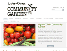 Tablet Screenshot of lightofchristgarden.org